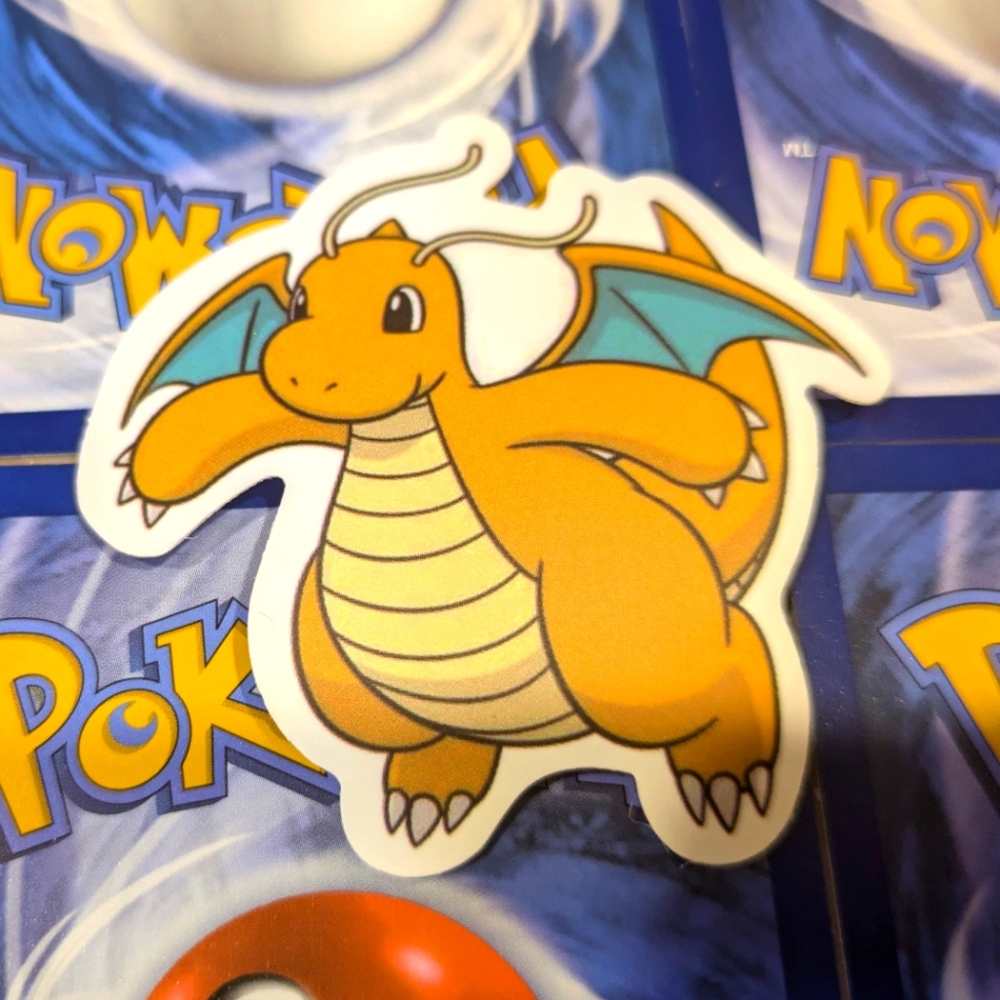 Dragonite Pokemon 2" Sticker 🔥 Gotta Catch 'Em All